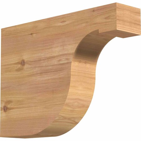 Ekena Millwork Del Monte Smooth Rafter Tail, Western Red Cedar, 3 1/2"W x 12"H x 16"L RFT04X12X16DEL00SWR